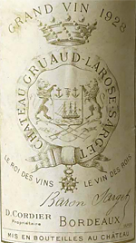 Chteau Gruau Larose - 1928