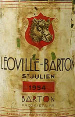 Leoville-Barton Saint-Julien 1954