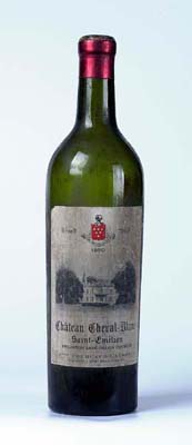 Cheval-Blanc Saint-Emilion (�tiquette inhabituelle)